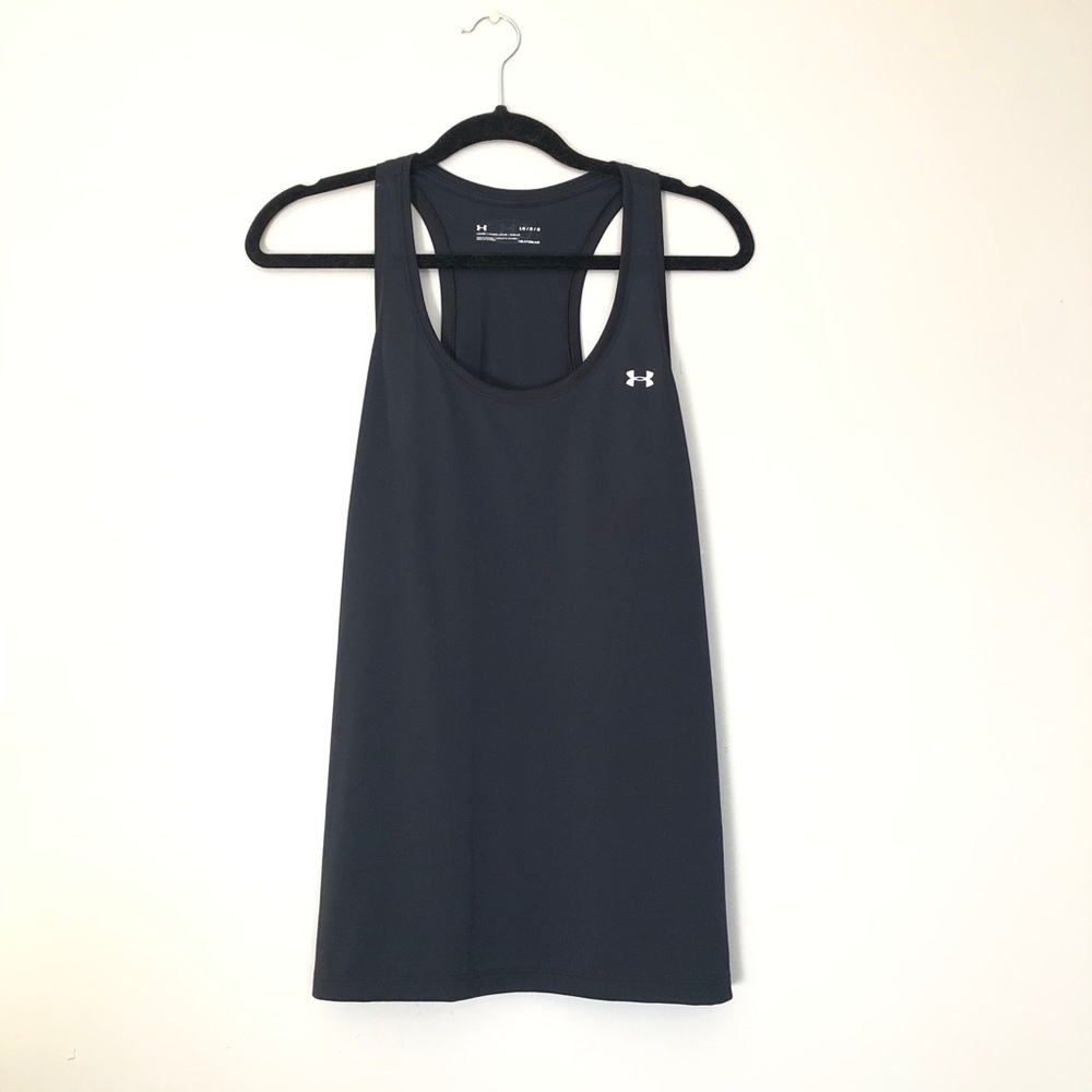 UNDER ARMOUR Black Razorback Top | Large - Picture 2 of 7